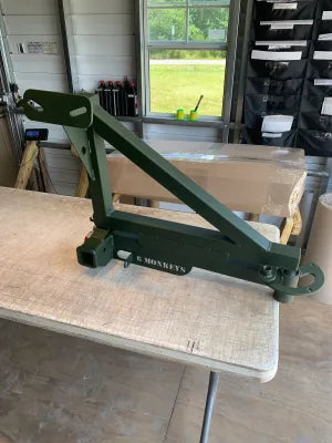 Universal Swing Out Tire Carrier by 6 Monkeys Upfit Parts Sarge Green Yes (+$50)